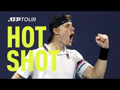 Perfect drop volley according to Shapovalov against Tiafoe in Miami
