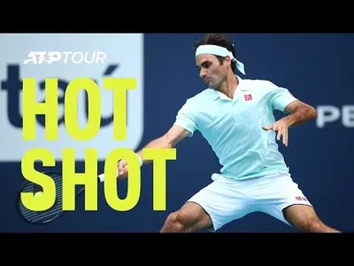 Federer hits perfect pass to break Isner with flair in Miami 