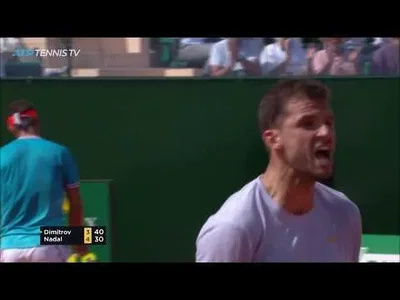 Dimitrov sensational shots in defeat to Nadal at Monte-Carlo