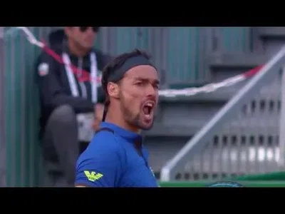 Magic Fognini Shots against Zverev at Monte Carlo