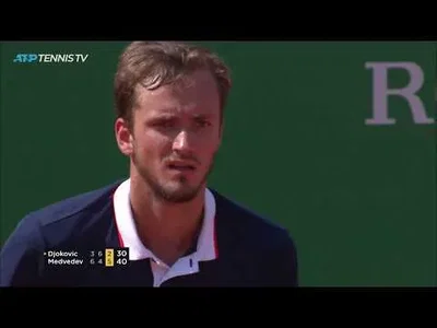 Magic Medvedev moments in shock win over Djokovic at Monte-Carlo