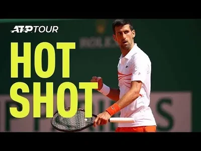 Djokovic hits perfect lob against Medvedev at Monte-Carlo