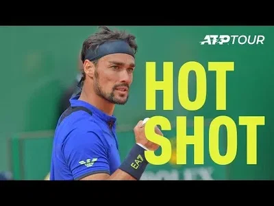 Fognini's match point against Nadal at Monte-Carlo!