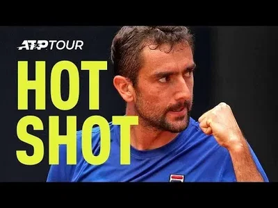 Cilic's four Match Points saves against Klizan in Madrid