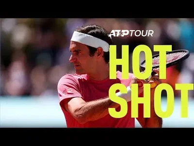Federer Drop Shot City in Madrid against Gasquet