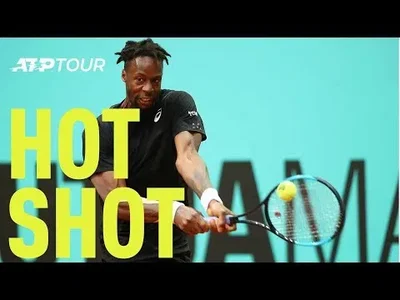 Monfils' magic backhand hits the mark against Federer in Madrid
