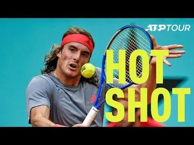 Impressive Tsitsipas reflex volley against Zverev in Madrid