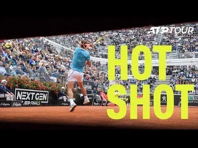 Nadal stuns Tsitsipas with fiery forehand pass in Rome