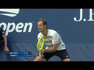 Gasquet falls against Berrettini in US Open 2019 first round
