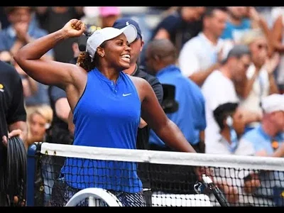 Watch how Townsend stuned Halep, saving a match point to get trough