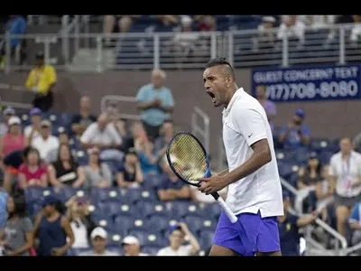 Highlights of Kyrgios win over Frenchman Hoang at US Open