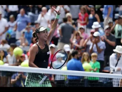 Watch how Wang surprised Barty in US Open 2019 round 4