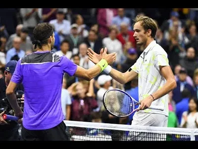 Highlights of Medvedev win over Dimitrov in US Open semis