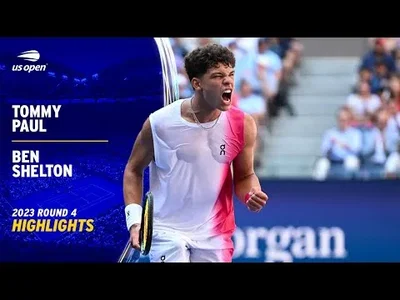 Highlights of Shelton vs. Paul in US Open Round 4