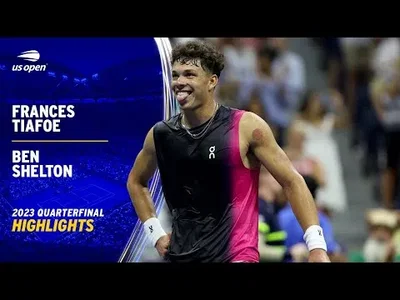 Highlights of Shelton win over Tiafoe in US Open Quarterfinal
