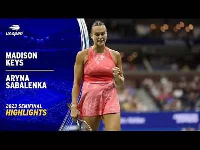 Highlights of Sabalenka victory over Keys in US Open Semifinal