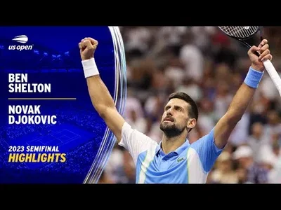 Highlights of Djokovic win over Shelton in US Open Semifinal