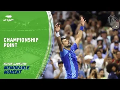 Djokovic's Championship Point to win Record 24th Grand Slam Title at US Open