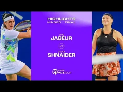 Highlights of Jabeur win over Shnaider in Ningbo final
