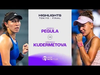 Highlghts of Kudermetova win over Pegula in Tokyo Final