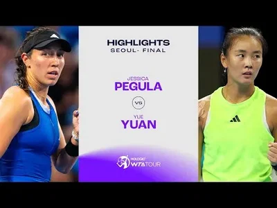 Highlights of Pegula winning title against Yuan in Seoul