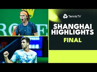Highlights of Hurkacz thriller win against Rublev for the title in Shanghai