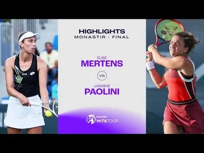 Highlights of Mertens win over Paolini in Monastir Final