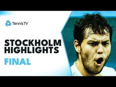Highlights of Monfils earning 12th ATP title against Kotov in Stockholm
