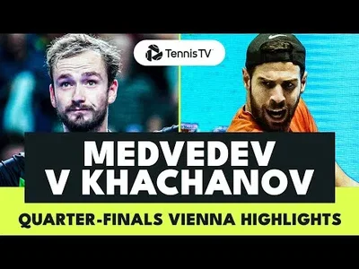 Highlights of Medvedev vs Khachanov ENTERTAINING Match in Vienna