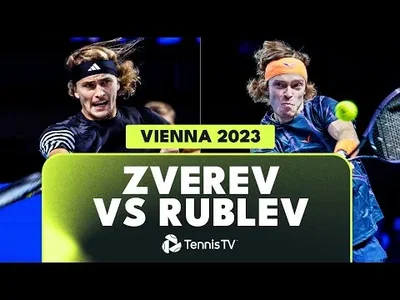 Highlights of Zverev vs Rublev big battle in Vienna