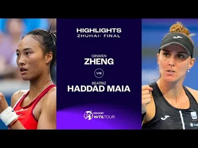 Highlights of Haddad Maia win over Zheng in Zhuhai final