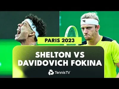 Highlights of Davidovich Fokina upseting Shelton in Paris-Bercy 2023 1st round