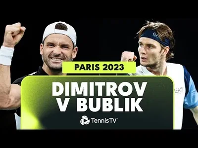 Highlights of Dimitrov masterclass against Bublik in Paris