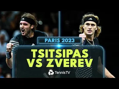 Highlights of Tsitsipas great win against Zverev in Paris