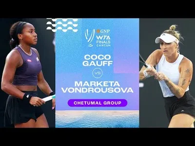 Highlights of Gauff tricky win over Vondrousova in 2023 WTA Finals Group Stage