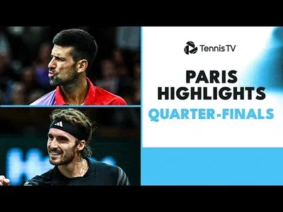 Highlights of the quarters in Paris, with Djokovic, Rune, Tsitsipas, Dimitrov or Rublev.
