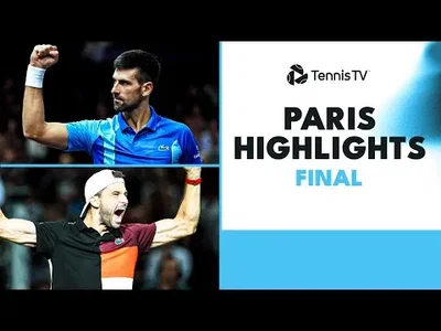 Highlights of Djokovic win over Dimitrov in Paris 2023 Final!