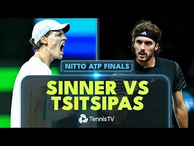 Highlights of Sinner win over Tsitsipas in Turin