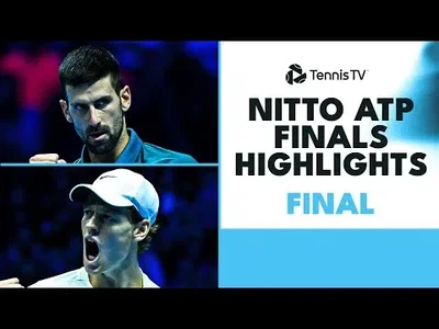 Highlights of Djokovic Masterful win over Sinner in final of 2023 ATP Finals!