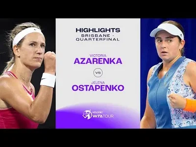Highlights of Azarenka win over Ostapenkoin Brisbane