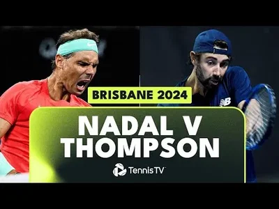 Highlights of Nadal thrilling loss against Thompson in Brisbane