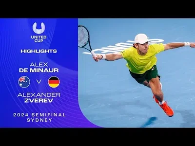 Highlights of De Minaur win against Zverev in United Cup