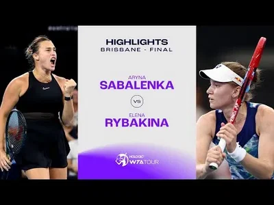 Highlights of Rybakina's masterpiece against Sabalenka in Brisbane