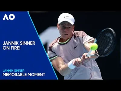 Sinner Showing off Total Tennis at the Australian Open