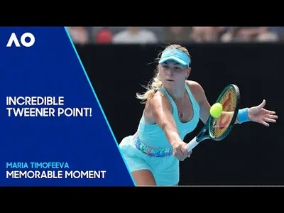 Astonishing rally between Cornet and Timofeeva at the Australian Open