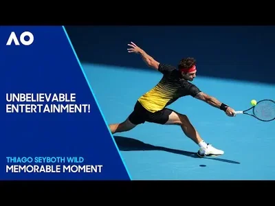 Rublev desperate by Seyboth Wild at net in Melbourne