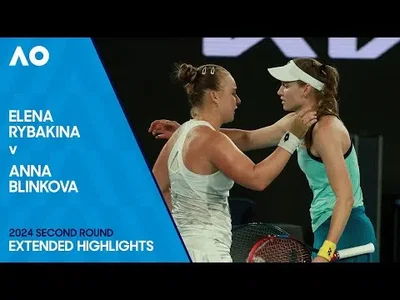 Highlights of the UNREAL battle between Rybakina and Blinkova in Melbourne