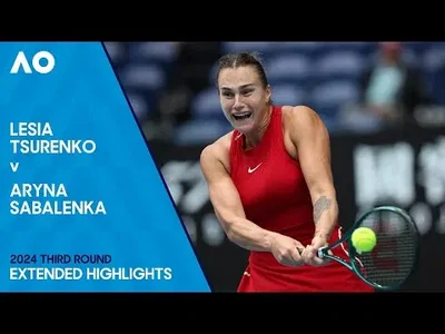 Highlights of Sabalenka's masterclass against Tsurenko at the Australian Open