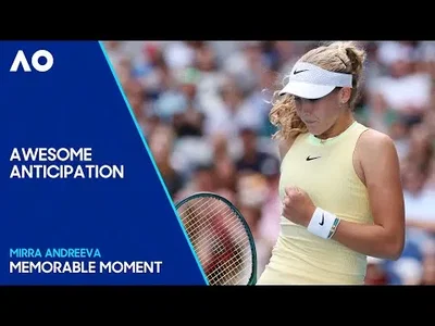 Awesome defense from Andreeva against Krejcikova at the Australian Open