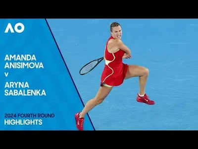 Highlights of Sabalenka's win over Anisimova at the Australian Open